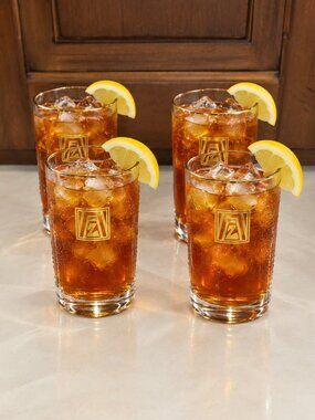 Vintage Zonta International Glass Set